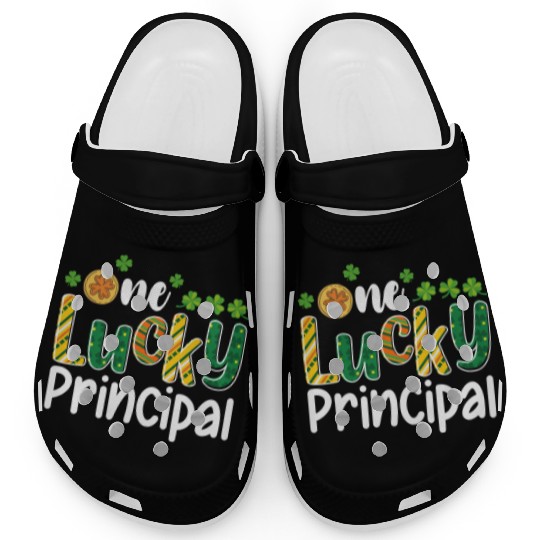 One Lucky Principal School St Patrick's Day Clogs