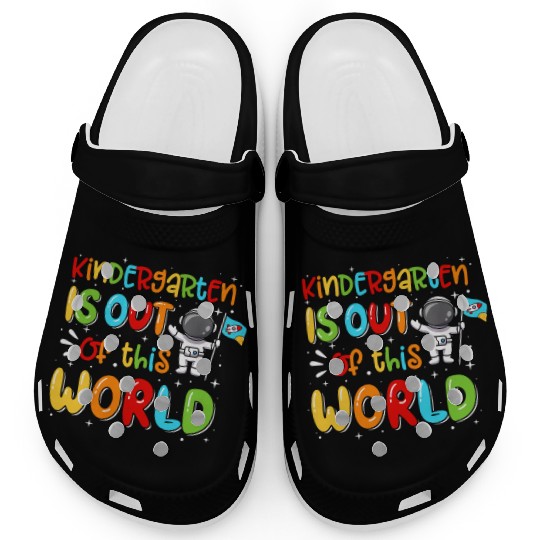 Kindergarten Astronaut Back To School Clogs
