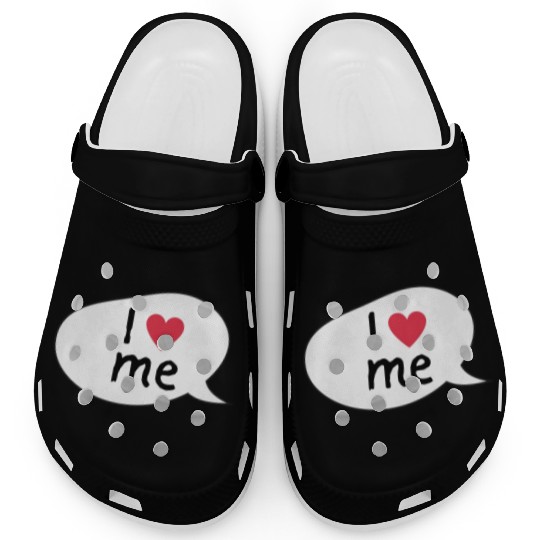 I love me affirmation Clogs