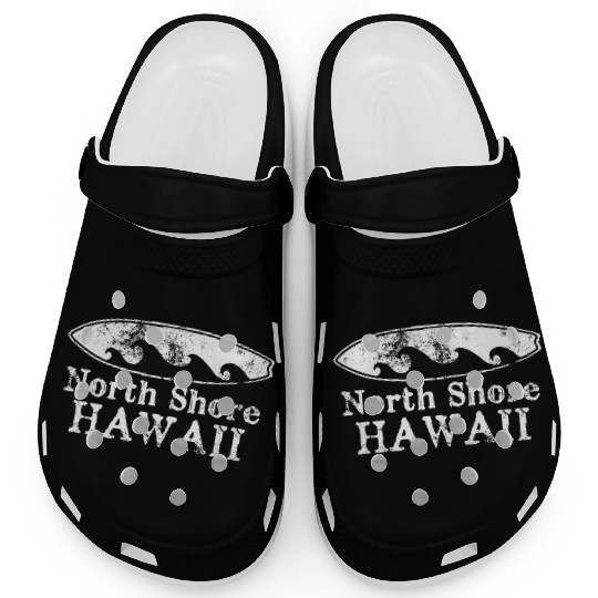 North Shore Hawaii Surfboard Souvenirs Gifts Clogs