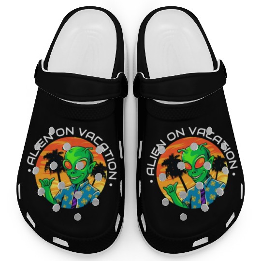 Alien, Aliens, UFO, UAP, Space Unknown Flight Clogs