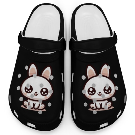 Rabbit Bubble Tea Kawaii Clogs
