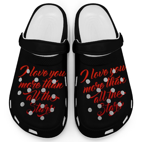 i love you more than all the stars Clogs