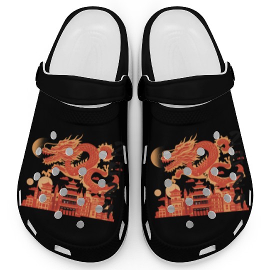Year Of The Dragon Clogs | chinese lanterns