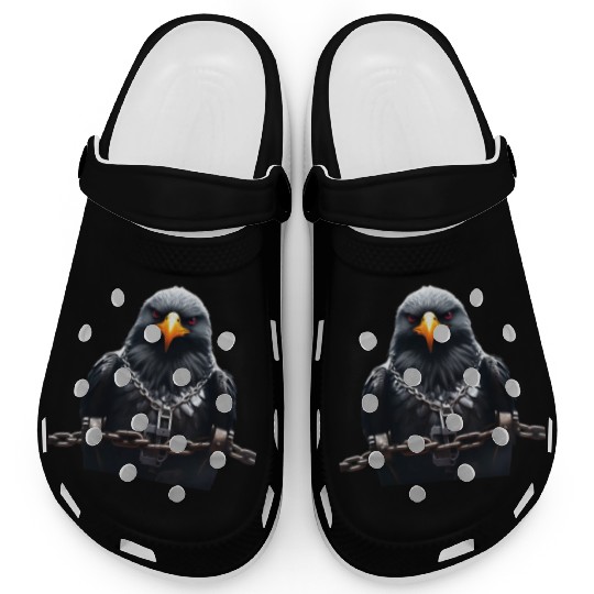 Steel & Storm: Eagle Breaks Through Bars Clogs