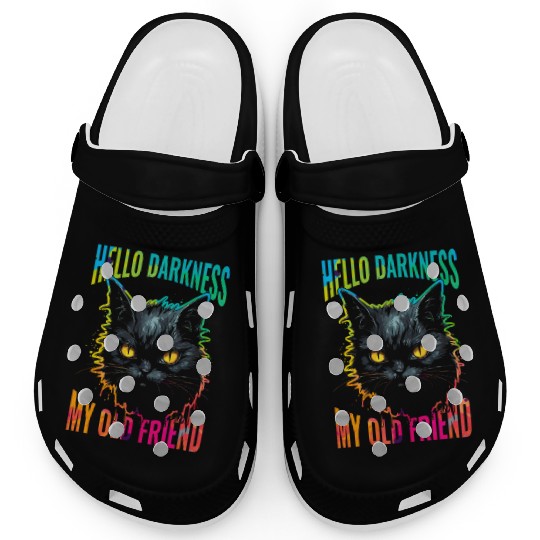 Hello Darkness My Old Friend Clogs