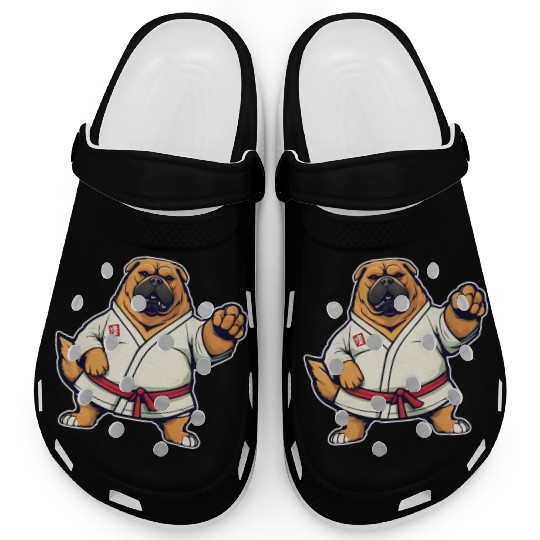 karate dog Clogs
