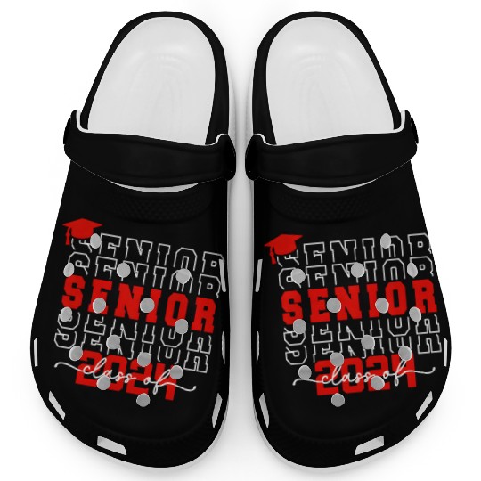 Senior 24 Class Of 2024 Back To School Graduation Clogs