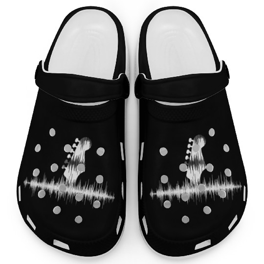 Guitar Player Gift Vintage Guitarist Clogs