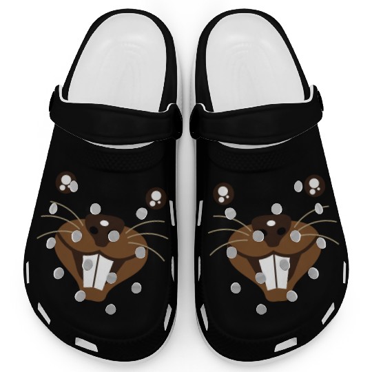 Groundhog Face Rodent Happy Groundhog Day Clogs