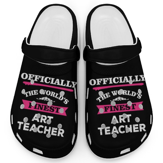The World's Finest Art Teacher Clogs