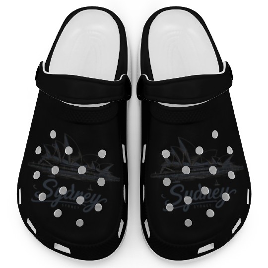 Sydney design black Clogs