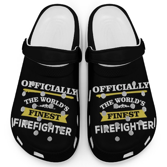 The World's Finest Firefighter Clogs