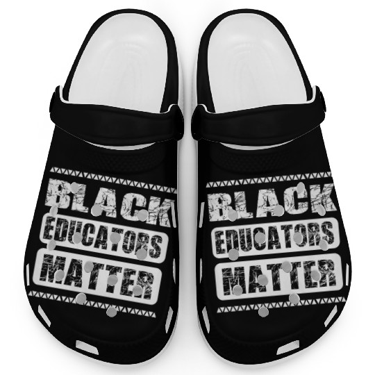Black Educators Matter African History Teacher Men Clogs