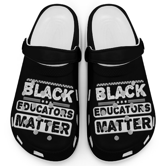 Black Educators Matter African History Teacher Men Clogs