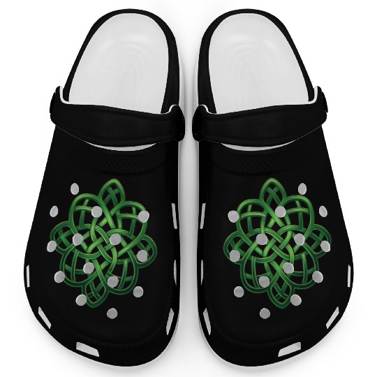 St Patricks Day Celtic Knot Irish Scottish Symbol Clogs
