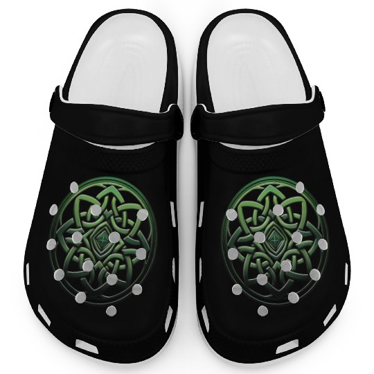 St Patricks Day Celtic Knot Irish Scottish Symbol Clogs