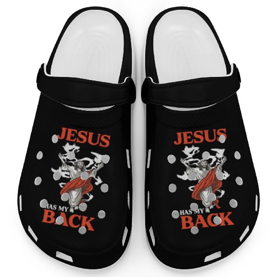 Jesus Has My Back 16 Clogs