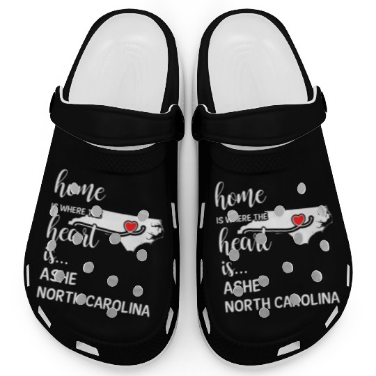Ashe County North Carolina Is Where My Heart Is Clogs