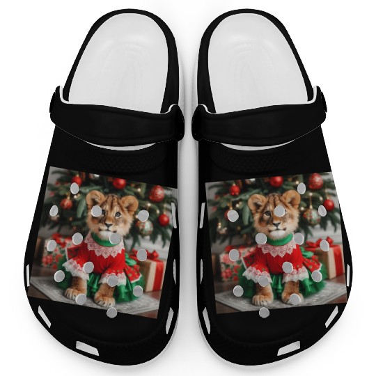 Lion Christmas Clogs