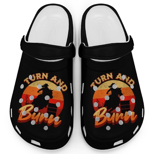Turn and Burn Barrel Racing Clogs