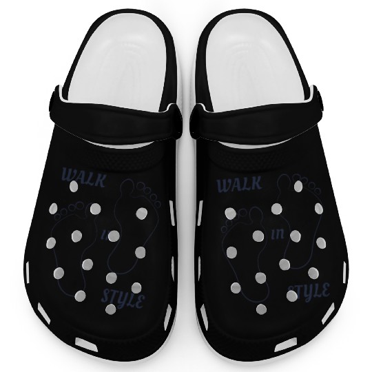 Walk in style - Navy Blue Clogs