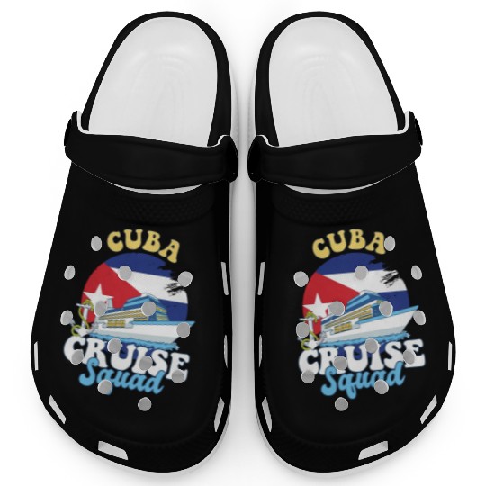 Cuba Cruise Squad Family Vacation Trip Clogs