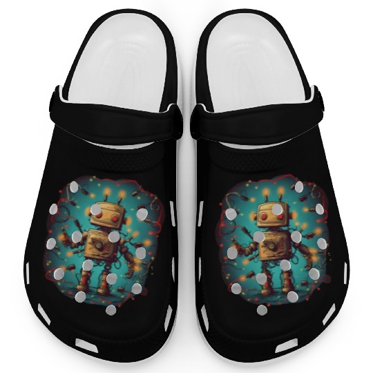 Tangled Techmas Bot Clogs