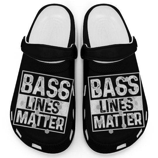 Bass Lines Matter Bass Player DnB Clogs