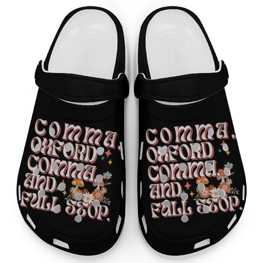 Oxford comma. For grammar students and teachers Clogs