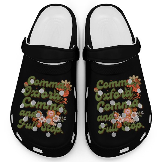 Oxford comma. For grammar students and teachers Clogs