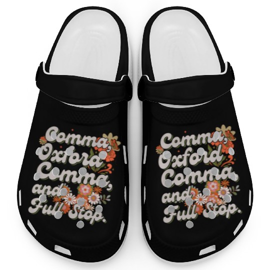 Oxford comma. For grammar students and teachers Clogs
