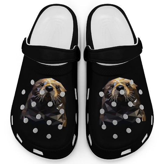 Geometric Style Sea Otter Clogs
