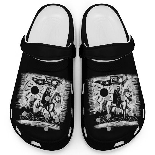 Tarot Death Card Blackcraft Clogs