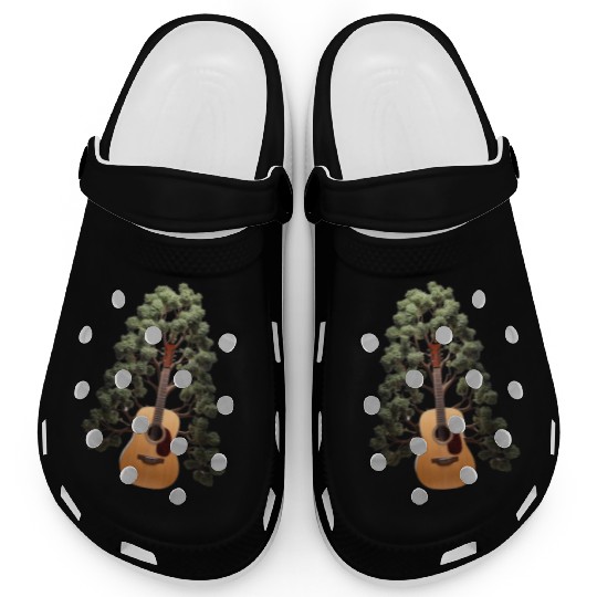 Acoustic Guitar Clogs Tree of Life Guitar