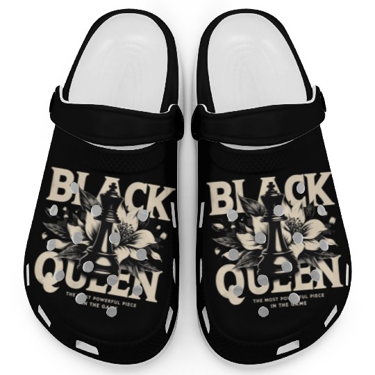 Black Queen The Most Powerful Chess African USA Clogs