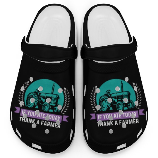 Thank a Farmer Thankful Person Gift Clogs