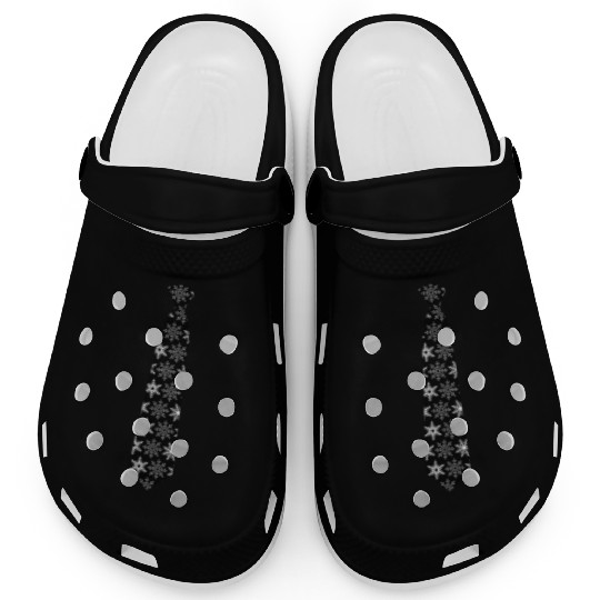 Snowflakes Tie Snow Snowflake Clogs