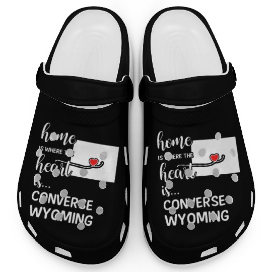 Converse County Wyoming Is Where My Heart IsGift Clogs