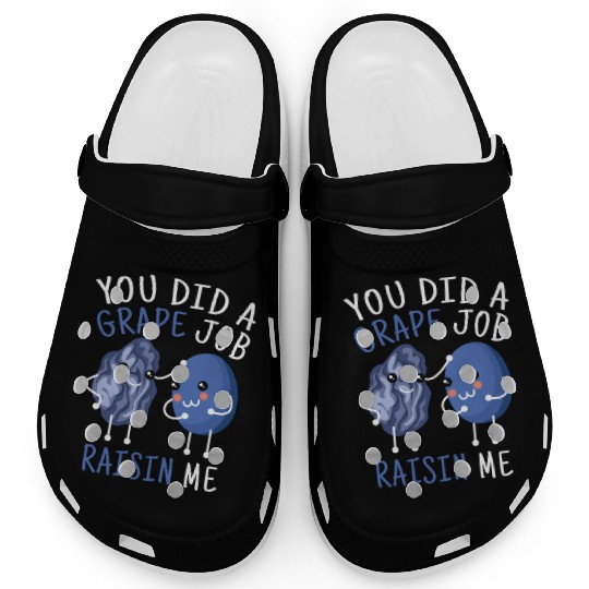 Grape Job Raisin Grapes Clogs