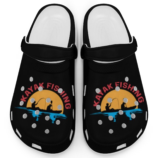 Kayak Fishing Fisherman Or Nature Lover Gift Clogs