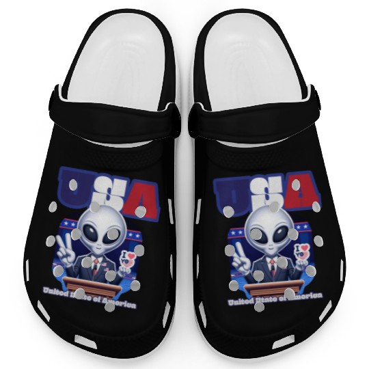 Alien for President Clogs