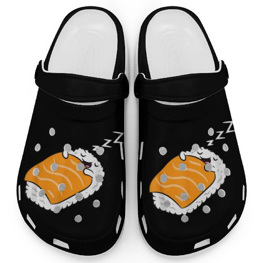 Cute Sushi Kawaii Japanese Food Sleeping Sushi Pa Clogs
