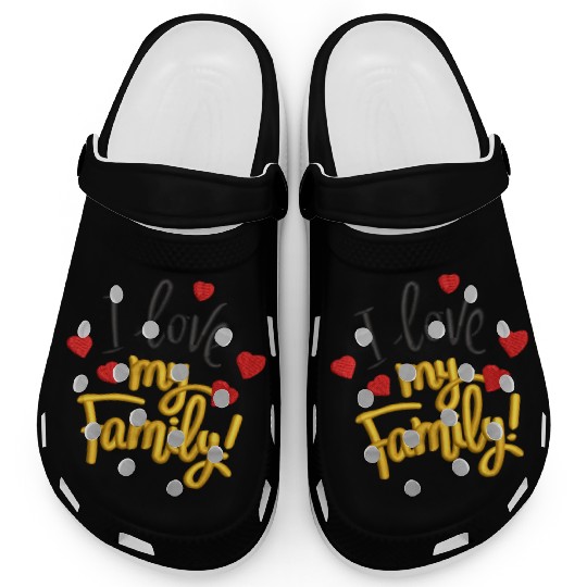 I love my family Clogs
