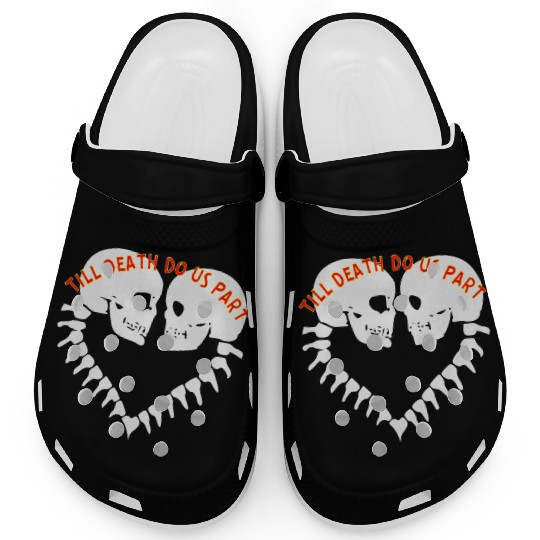 Skulls Till Death Do Us Part Heart © Clogs