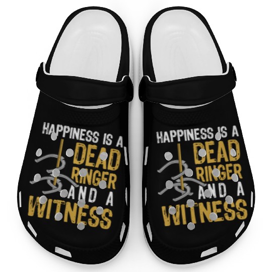 Funny Dead Ringer Horseshoe Pitching Clogs