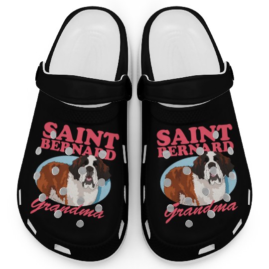 St. Bernhard Dog Saint Bernard Grandma Clogs