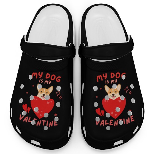 My Dog is my Valentine Clogs