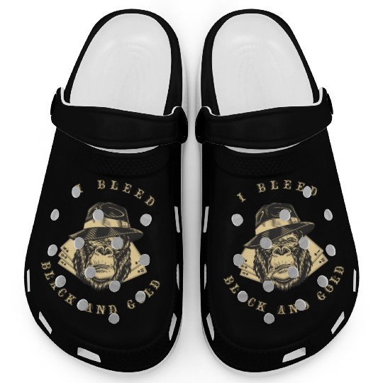 i bleed black & gold. Clogs