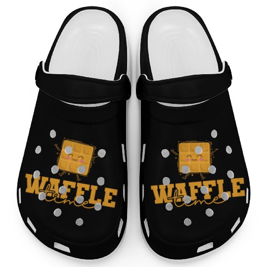 Waffle Time Favorite Food Clogs